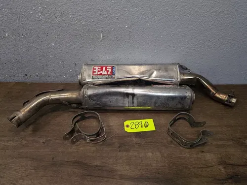 2004-2006 Yamaha YZF R1 YZFR1 Yoshimura Exhaust Mufflers Silencers *BENT/DAMAGED