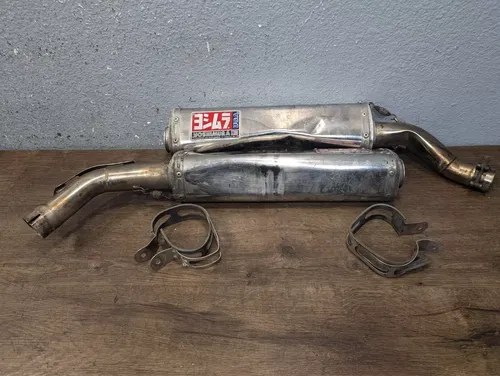 2004-2006 Yamaha YZF R1 YZFR1 Yoshimura Exhaust Mufflers Silencers *BENT/DAMAGED