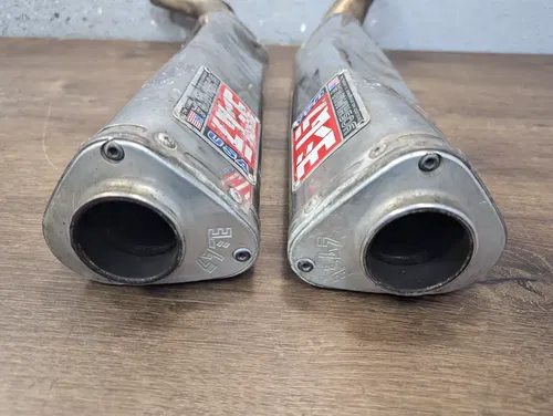 2004-2006 Yamaha YZF R1 YZFR1 Yoshimura Exhaust Mufflers Silencers *BENT/DAMAGED