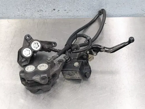 2004-2009 YAMAHA FZ6R OEM FRONT BRAKE SYSTEM MASTER CYLINDER SET PAIR CALIPERS