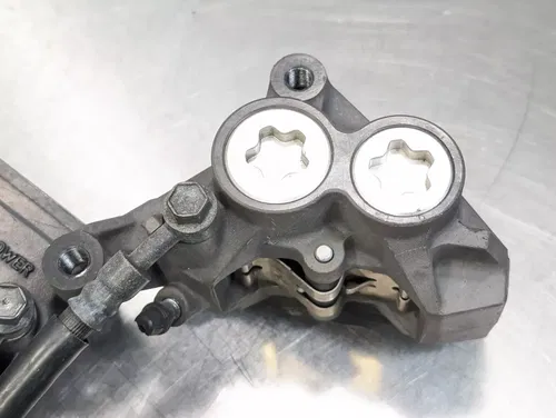 2004-2009 YAMAHA FZ6R OEM FRONT BRAKE SYSTEM MASTER CYLINDER SET PAIR CALIPERS