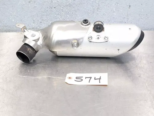 2019 DUCATI HYPERMOTARD 950 OEM Right Side Rear Exhaust Pipe Muffler Silencer