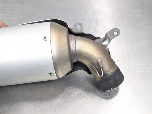2019 DUCATI HYPERMOTARD 950 OEM Right Side Rear Exhaust Pipe Muffler Silencer