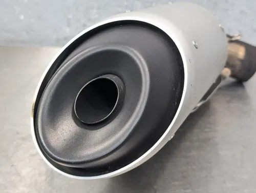 2019 DUCATI HYPERMOTARD 950 OEM Right Side Rear Exhaust Pipe Muffler Silencer
