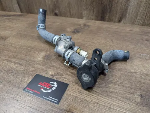2013-2017 KAWASAKI NINJA EX300 OEM THERMOSTAT HOUSING RADIATOR CAP FILL HOSES