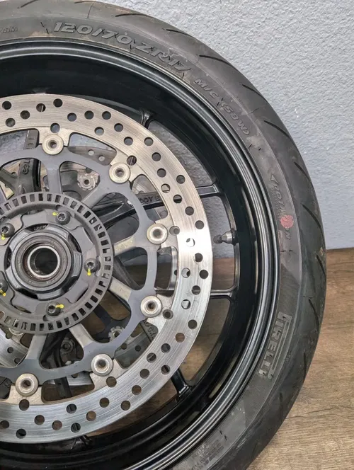 2021 Ducati Panigale V2 955 OEM Front Wheel Rim Tire ABS Brake Rotor