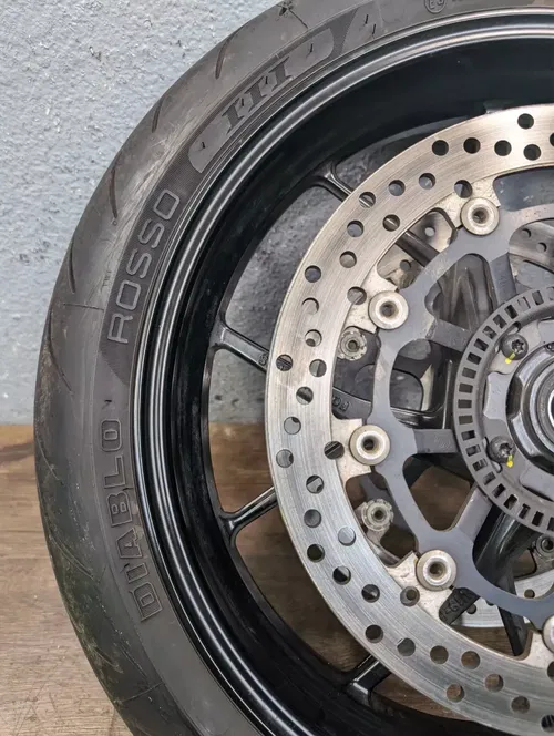 2021 Ducati Panigale V2 955 OEM Front Wheel Rim Tire ABS Brake Rotor