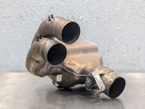 2019 DUCATI HYPERMOTARD 950 OEM Presilencer Lower Sump Collector - 57211872B