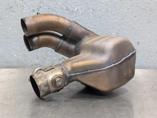 2019 DUCATI HYPERMOTARD 950 OEM Presilencer Lower Sump Collector - 57211872B