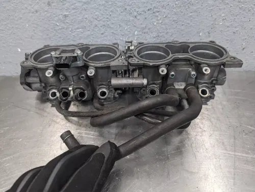 07-12 Honda CBR600RR OEM Main Fuel Injectors Throttle Bodies - 16400-MFJ-A01