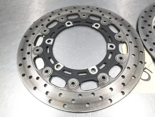 2001-2002 YAMAHA YZF R6 OEM STRAIGHT FRONT LEFT RIGHT BRAKE ROTORS DISCS