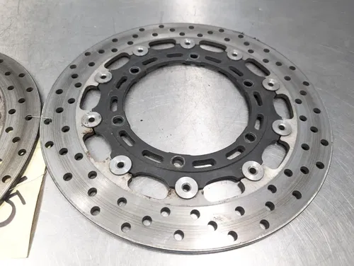 2001-2002 YAMAHA YZF R6 OEM STRAIGHT FRONT LEFT RIGHT BRAKE ROTORS DISCS