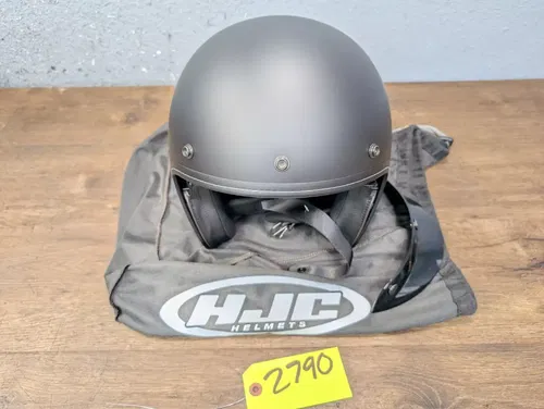 HJC IS-5 Open Face Matte Black Motorcycle Helmet XXL 63-64 cm