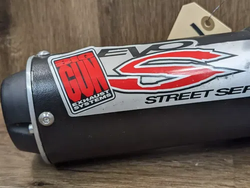 05-06 Honda CBR 600RR Big Gun EVO S Slip On Black Exhaust Pipe Muffler - 16-1602