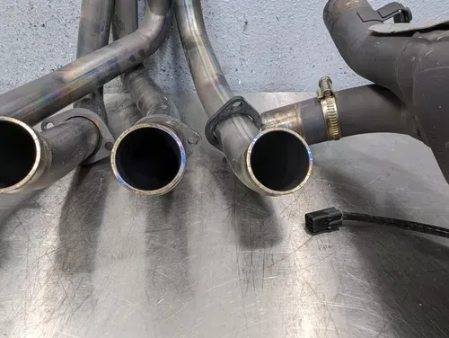 2009-2014 YAMAHA R1 EXHAUST HEADER MID PIPE CATALYST CONVERTER - 14B-14602-00-00