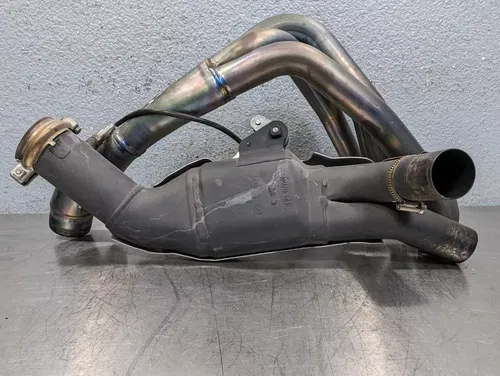 2009-2014 YAMAHA R1 EXHAUST HEADER MID PIPE CATALYST CONVERTER - 14B-14602-00-00