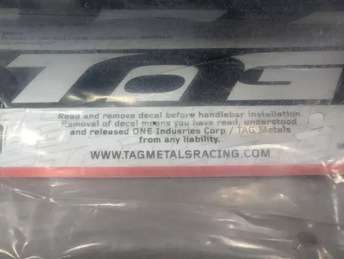TAG METALS X5 OS BAR HANDLEBARS 32" W 7/8" THICK 3" RISE W/ BUMPER - 6090-5