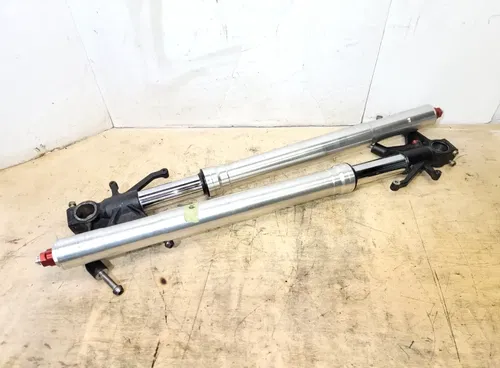 2005-2006 KAWASAKI NINJA ZX6R FRONT FORK SHOCK SUSPENSION SET PAIR STRAIGHT