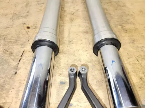2005-2006 KAWASAKI NINJA ZX6R FRONT FORK SHOCK SUSPENSION SET PAIR STRAIGHT