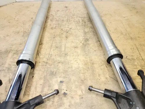 2005-2006 KAWASAKI NINJA ZX6R FRONT FORK SHOCK SUSPENSION SET PAIR STRAIGHT