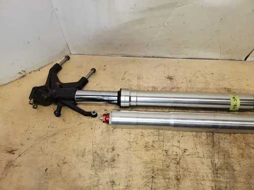 2005-2006 KAWASAKI NINJA ZX6R FRONT FORK SHOCK SUSPENSION SET PAIR STRAIGHT