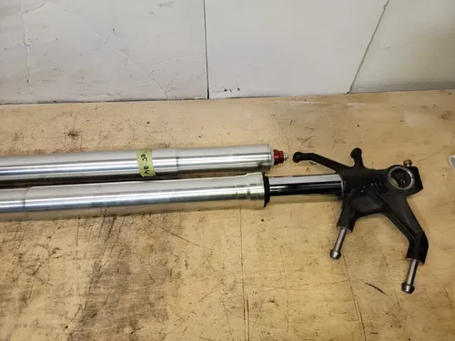 2005-2006 KAWASAKI NINJA ZX6R FRONT FORK SHOCK SUSPENSION SET PAIR STRAIGHT