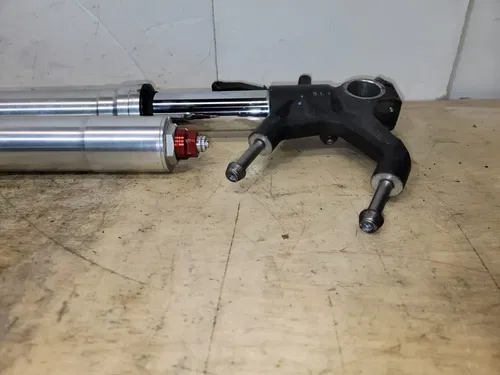 2005-2006 KAWASAKI NINJA ZX6R FRONT FORK SHOCK SUSPENSION SET PAIR STRAIGHT