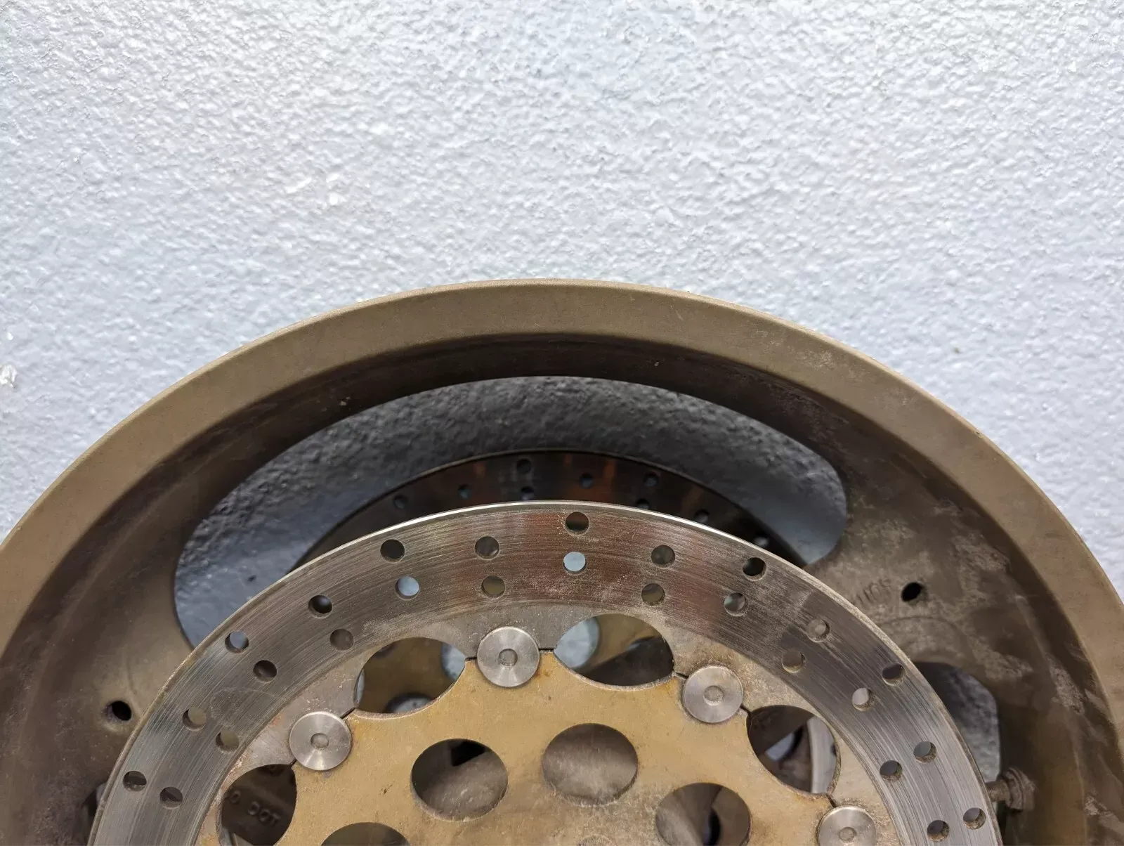 1998-2007 Ducati ST2 Sport Touring OEM Front Wheel Rotors Straight - 50120191AF