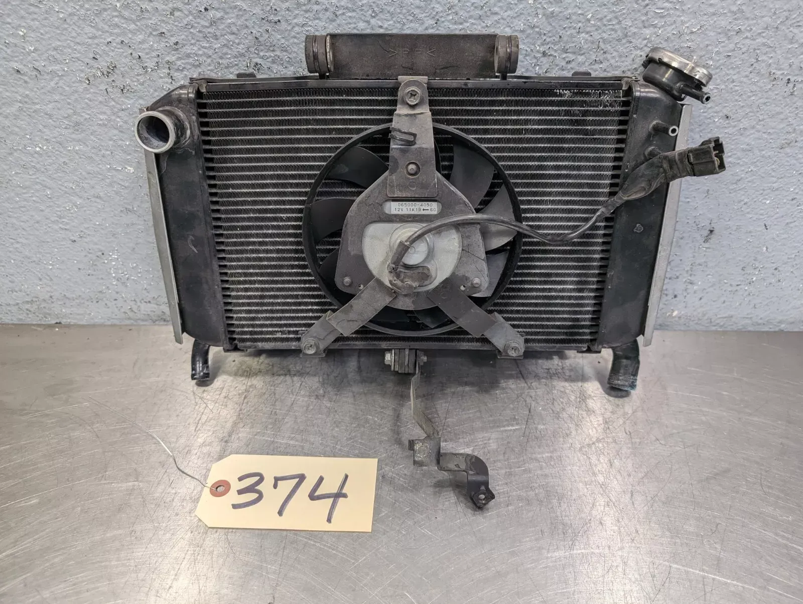 2004-2009 Yamaha FZ6 FZ6R FZ6RS OEM Radiator Fan Cooling System Assembly