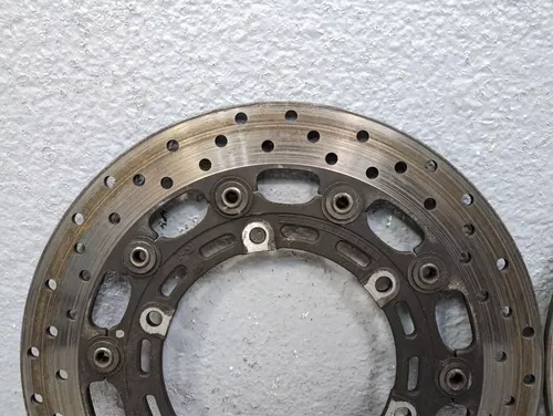 2001-2002 YAMAHA YZF R6 OEM STRAIGHT FRONT LEFT RIGHT BRAKE ROTORS DISCS