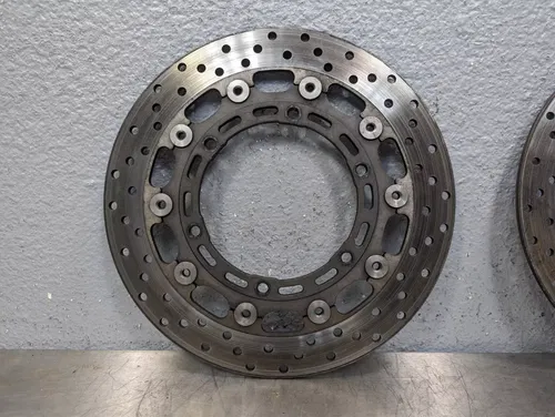 2001-2002 YAMAHA YZF R6 OEM STRAIGHT FRONT LEFT RIGHT BRAKE ROTORS DISCS