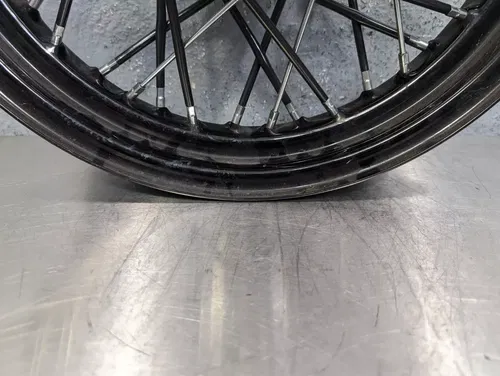 07-24 Harley Davidson Softail FXBB 1YJJ Street Bob Rear Wheel Black Spoke 16x3