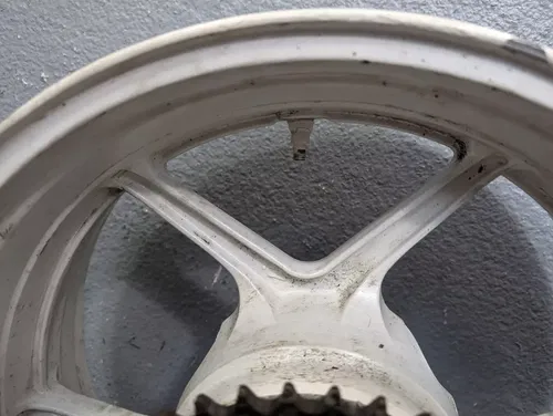 2004-2005 KAWASAKI NINJA ZX10R OEM STRAIGHT REAR WHEEL BACK RIM - 41073-0050-R2