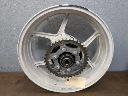 2004-2005 KAWASAKI NINJA ZX10R OEM STRAIGHT REAR WHEEL BACK RIM - 41073-0050-R2