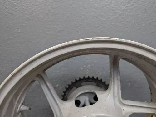 2004-2005 KAWASAKI NINJA ZX10R OEM STRAIGHT REAR WHEEL BACK RIM - 41073-0050-R2