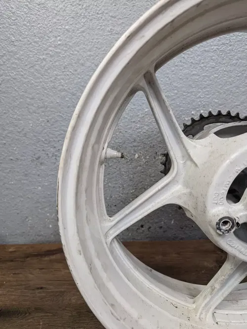 2004-2005 KAWASAKI NINJA ZX10R OEM STRAIGHT REAR WHEEL BACK RIM - 41073-0050-R2