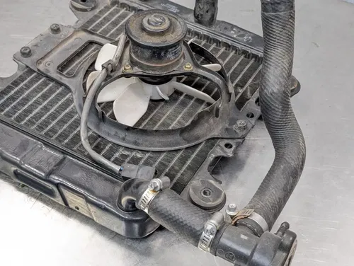 1988-2007 Kawasaki Ninja EX 250R OEM Radiator with Cooling Fan - 39060-1087