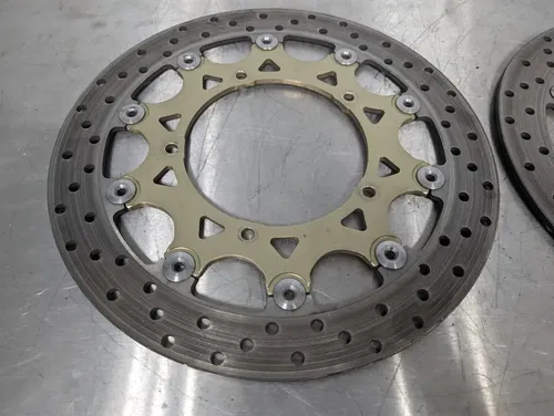2005 Yamaha YZF R6 OEM Left Right Front Brake Disc Rotors Set - 5SL-2581T-10-00