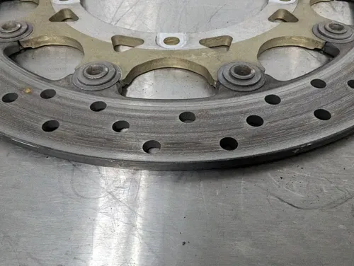 2005 Yamaha YZF R6 OEM Left Right Front Brake Disc Rotors Set - 5SL-2581T-10-00