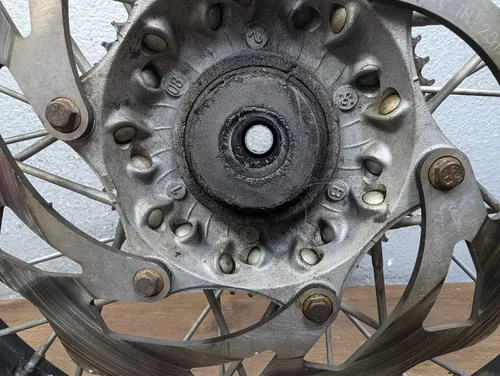 2009 KTM 450 XC-W OEM Rear Wheel w/ Sprocket and Rotor 18x2.15 - 7801000104430