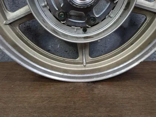 1995 YAMAHA VIRAGO 750 XV750 OEM LIGHT GOLD REAR WHEEL RIM - 42H-25338-01-P1