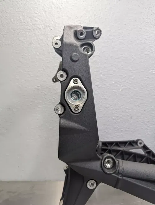 2009-2012 Triumph Daytona 675 Frame Complete CLN & CLR EZ REG STRAIGHT