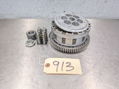 2007-2008 KAWASAKI NINJA ZX6R OEM COMPLETE CLUTCH PLATES BASKET HUB