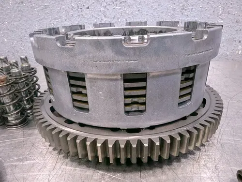 2007-2008 KAWASAKI NINJA ZX6R OEM COMPLETE CLUTCH PLATES BASKET HUB