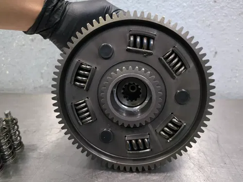 2007-2008 KAWASAKI NINJA ZX6R OEM COMPLETE CLUTCH PLATES BASKET HUB