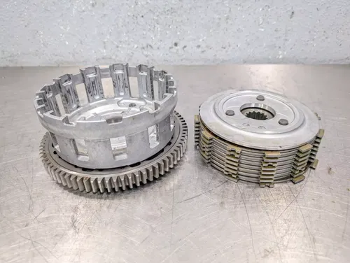 2007-2008 KAWASAKI NINJA ZX6R OEM COMPLETE CLUTCH PLATES BASKET HUB