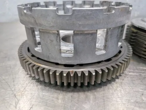 2007-2008 KAWASAKI NINJA ZX6R OEM COMPLETE CLUTCH PLATES BASKET HUB