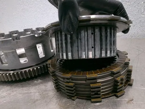 2007-2008 KAWASAKI NINJA ZX6R OEM COMPLETE CLUTCH PLATES BASKET HUB