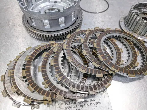 2007-2008 KAWASAKI NINJA ZX6R OEM COMPLETE CLUTCH PLATES BASKET HUB