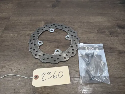 2005 KAWASAKI NINJA ZX10R ZX1000 OEM STRAIGHT REAR ROTOR BACK BRAKE DISC